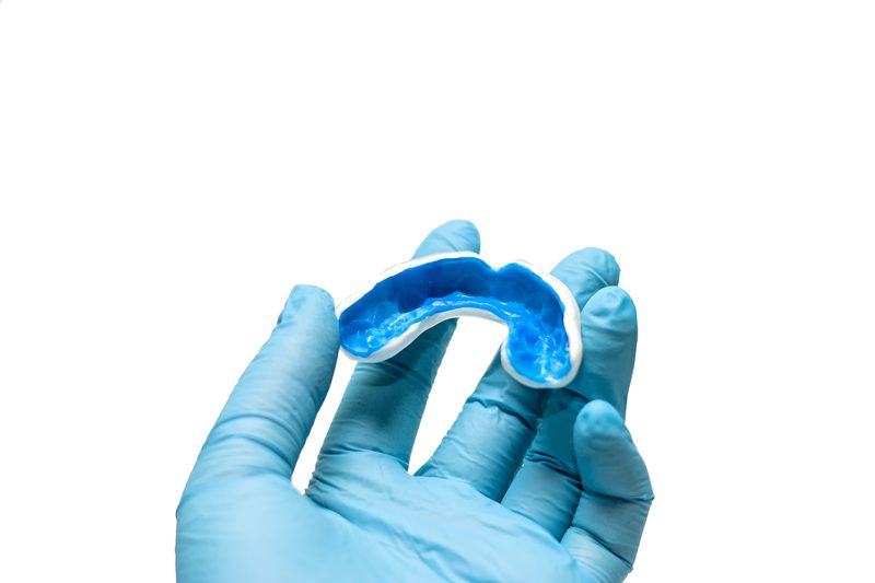 Single layer sports mouthguard custom fit dental lab